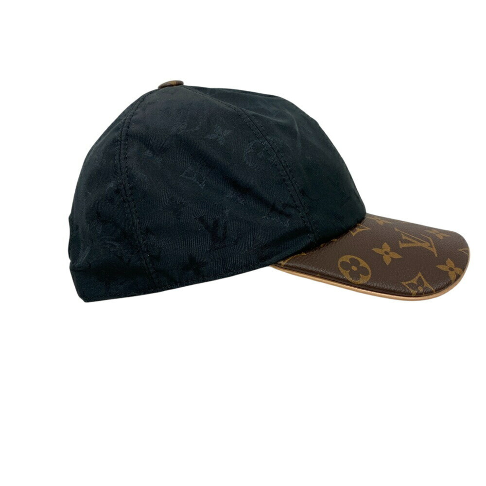 Louis Vuitton Black Monogram Jacquard Cap with Brown Monogram Visor - Picture 3 of 10